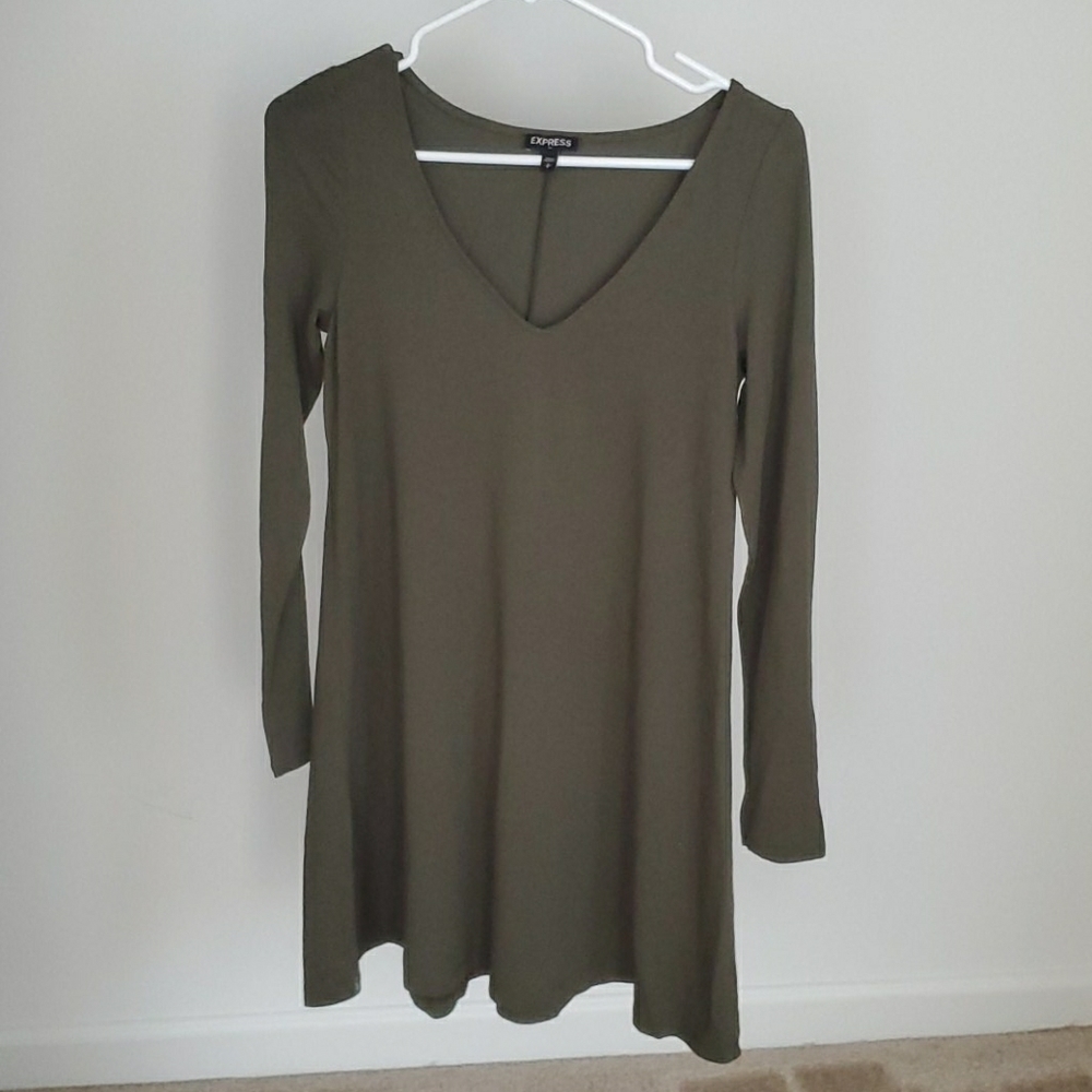 Sage green dress